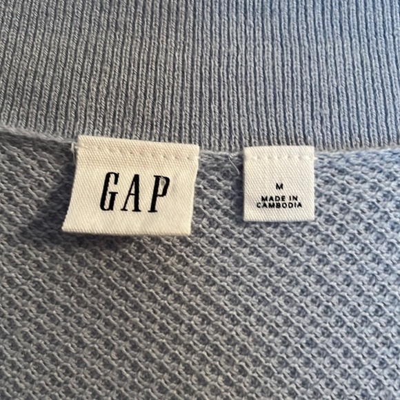 Gap lightweight v-neck sweater women’s M blue - Picture 2 of 9